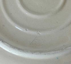 Eski Kütahya Seramik El Boyama Duvar Tabağı