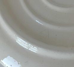 Eski Kütahya Seramik El Boyama Duvar Tabağı