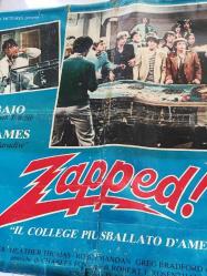Zapped!, İtalyanca ORİJİNAL SİNEMA, Film AFİŞİ, (Zapped!) 1982, FİLM AFİŞİ / POSTERİ - BÜYÜK BOY - ORİJİNAL - 66 X 45 cm EBADINDA - Original Turkish Big Size Movie Poster - Robert J. Rosenthal, Bruce Rubin, Robert J. Rosenthal, Scott Baio, Willie Aames, Robert Mandan, Felice Schachter, Scatman Crothers, Roger Bowen, Mews Small, Greg Bradford, Hilary Beane, Sue Ane Langdon, Heather Thomas, Hardy Keith, Curt Ayers, Merritt Butrick, Jennifer Chaplin, Irwin Keyes, Hank Robinson, Dick Balduzzi, Bennett James, Ron Deutsch, Eddie Deezen