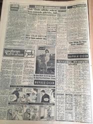 YENİ SABAH GAZETESİ  7 MART 1958 YIL :20 SAYI :6828--Üsküdar 'ın   on günden önce  çıkarılması  mümkün değil ---Avukatlar  tazminat için  harekete geçtiler --Silifke de ki  kamyon  kazasında  4 kişi öldü --B. Arap Cumhuriyeti  Kral  Suuda Cephe Aldı --25 m  derinlikte  çekilen bir fotoğrafın  hikayesi ---Vali Zinde milletler  acılarını  kısa zamanda  giderirler  dedi --Halı  çalan müezzin  56 ay hapse  mahkum oldu --Nasır  , Tunus Reisicumhuru Burgiba 'yı  öldürtmek istedi --Sinema :Bu haftadaki  filmler : Şöhretin Sonu ,Godzilla -İş ve İşçi  Dayanışma Kurulu  Dün  Mühim  Kararlar Aldı --Monaco Prensinin  Büyük Annesi Sahnede --Yemen Dün  Arap Cumhuriyetine Resmen Katıldı --Yeni Sabah  Felaketzede Aileleri Ziyaret Ediyor --Profesyonel  Futbolcular Sendika Kurmak İstiyor  :Takım kaptanları  arzularını  Orhan Şeref  Apak 'a bildirdiler --