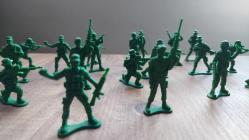 Amerikan Askeri Figürleri, 24 adet, Sert Plastikten üretilmiştir. Renklendirme Sizden.