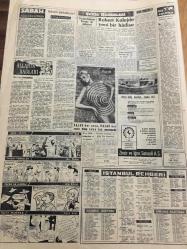 YENİ SABAH GAZETESİ  9 HAZİRAN 1959  YIL :22 SAYI :7280---Yeni Sabah Gazetesi Yazı İşleri Müdürlüğüne --Reisi Cumhur Celal Bayar İtalya 'ya Gitti --Aygün İmardan dönülemez dedi --Tahkikat Önergelerine  Sıra  Gelecek Dedi --Amerika da  bir posta paketi  güdümlü  roketle nakledildi --Robert Kolejinde Yeni Bir Hadise --NATO Konfederasyonu Kurulmasına  Çalışılıyor --Fenerbahçe ve Galatasaray  Yarını Kampta Bekliyor --Balkan Güreş Şampiyonası  Spor  Sarayına Alınacak --Polonya Milli Maçı Türk Voleybolunda ileri  bir hamledir --