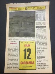 12 EYLÜL 1979-TAKVİM YAPRAĞI-DOĞUM GÜNÜ HEDİYESİ-HÜRRİYET  TAKVİMİ,ÇOCUĞA İSİM,TARİH SOHBETİ GELİN VE DAMAT,HAYMANA MUDANYA URLA KIRKAĞAÇ IN KURTULUŞ GÜNLERİ,SÖĞÜT GEREDE DÖRTDİVAN MUDURNU GERZE PANAYIRI