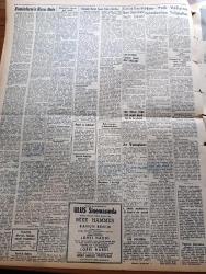Zafer Gazetesi - 22 Nisan 1957 - İstanbul'da Dün Yapılan Türk Afgan Görüşmeleri - Reisicumhur Celal Bayar Çankaya'da Kızılay Başkanı Şemi Ergin Öncülüğünde Kızılay Kongre Heyetini Kabul Etti - Süveyş İhtilafı - 23 Nisan Milli Hakimiyet Ve Çocuk Bayramı Yarın Törenle Kutlanacak - Çocuk Sağlığı Semineri Bu Gün Açılıyor - Eskişehir Devlet Demir Yolları Fabrikası - Şafaktepe Camii Temel Atma Töreni - İşçi Semineri Programları - Osmanlı Bankası - Var Olmak Yazan İlhan Tarus Yazı Dizisi - Orhan Seyfi Orhon - Sovyet Rusya Yugoslavya İle Dostluk Tesis Ediyor - Amerika'nın Başarılı Eseri Kominform'a Karşı NATO - 500 Yıllık Türk Çini Sergisi Büyük İlgi İle Karşılandı - Ulus Sineması - Mike Hammer - Havilland Krem - Nur Sineması - Uhu Herşeyin Mürekkebi - Fay Temizleme Tozu - Galatasaray Ve Beşiktaş'ın Kadroları - Beykoz Hacettepe Karşılaşıyor - Dünya Ordulararası Basketbol Şampiyonasına Başlanacak - Edison Ampulleri