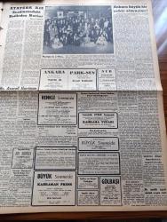 Zafer Gazetesi - 23 Nisan 1957 - 23 Nisan Bayramı Kutlu Olsun - Milli Hakimiyet Ve Çocuk Bayramı Töreninin Programı - Makarios'u Davet Ettiğinden Dolayı New York Valisi Harriman'a Gönderilen Telgraflar - Afganistan Başvekili Ve Hariciye Vekili Şerefine Dün İstanbul'da Büyük Bir Askeribl Tatbikat Yapıldı - Ürdün Liberal Bir Arap Politikası Takip Edecek - Piyasaya Çıkarılacak Olan Yeni 1 Liralıklar - Aydın Efeler Balosu Bu Gece Verilecek - Ramazan Sohbetleri Yazan Ragıp Akyavaş - Perihan Parla - Var Olmak Yazan İlhan Tarus - Cezayirde Vuku Bulan Kanlı Çarpışmalar - Saatte 386 Km Süratle Hareket Edecek Otomobil - Arend Roland Kuyruklu Yıldızı Fransa'da Göründü - Washington'da 23 Nisan Bayramı - Atatürk Kız Enstitüsündeki Defileden Notlar - Garanti Bankası - Emlak Kredi Bankası - Sümerbank - Ankara Filarmoni Derneğinin Olağanüstü Konseri Solisti Leyla Gencer - Pe Re Ja Limon Kolonyası - Komili Sabun - Genç Milli Takım Antrenörü Cihat Arman - İran'ı Basketbolda Yendik