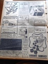 Zafer Gazetesi - 23 Nisan 1957 - 23 Nisan Bayramı Kutlu Olsun - Milli Hakimiyet Ve Çocuk Bayramı Töreninin Programı - Makarios'u Davet Ettiğinden Dolayı New York Valisi Harriman'a Gönderilen Telgraflar - Afganistan Başvekili Ve Hariciye Vekili Şerefine Dün İstanbul'da Büyük Bir Askeribl Tatbikat Yapıldı - Ürdün Liberal Bir Arap Politikası Takip Edecek - Piyasaya Çıkarılacak Olan Yeni 1 Liralıklar - Aydın Efeler Balosu Bu Gece Verilecek - Ramazan Sohbetleri Yazan Ragıp Akyavaş - Perihan Parla - Var Olmak Yazan İlhan Tarus - Cezayirde Vuku Bulan Kanlı Çarpışmalar - Saatte 386 Km Süratle Hareket Edecek Otomobil - Arend Roland Kuyruklu Yıldızı Fransa'da Göründü - Washington'da 23 Nisan Bayramı - Atatürk Kız Enstitüsündeki Defileden Notlar - Garanti Bankası - Emlak Kredi Bankası - Sümerbank - Ankara Filarmoni Derneğinin Olağanüstü Konseri Solisti Leyla Gencer - Pe Re Ja Limon Kolonyası - Komili Sabun - Genç Milli Takım Antrenörü Cihat Arman - İran'ı Basketbolda Yendik