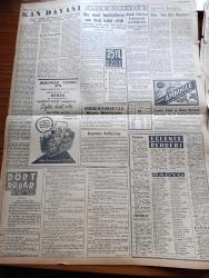 Yeni İstanbul Gazetesi - 19 Aralık 1958 -  Bütçe Komisyonunda Maliye Vekili Hasan Polatkan Suallere Cevap Verdi - Fatin Rüştü Zorlu Dün Averof İle Görüştü - Memurlar İçin Seyyal Bir İkramiye Sistemi - Dünyanın En Meşhur Sopranosu Maria Callas - Tophane Karaköy Arasındaki Yeni Caddede Hula Hoop - Kemal Özçoban Demokrat Parti'den İhraç Edilmiyor - Hitler'in Son Notları Yazı Dizisi - Dört Duvar Yazan Mehmet Davaz - Fikret Adil - François Ponget'in Yorumu Hitler ve Franco - Ticani Şeyhi Kemal Pilavoğlu Tahliye Edildi - Bir Haftalık İhracatın Büyük Kısmı Tütün - Bilmediğimiz Anadolu Yazı Ali Karakurt Resim Ara Güler - Letaif Cüzdanı Kumpanya - Sürgün Yazan Halikarnas Balıkçısı Yazı Dizisi - Bugünkü Falınız - Polis Romanı Madam Pansiyonu Yazan İsmet Yenisey - Milli Takım Çekoslovakya'yı Yendi - Can Bartu - Metin Oktay - Kadri Aytaç - Misbah Ongan