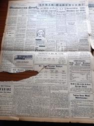 Yeni İstanbul Gazetesi - 25 Eylül 1958 - Demokrat Parti Cumhuriyet Halk Partisi Tartışması Sertleşti - İsmet İnönü Ankara'da Tertip Ettiği Basın Toplantısında Adnan Menderes'e Cevap Verdi - Fatin Rüştü Zorlu Birleşmiş Milletlerde Kıbrıs Tezimizi Dün İzah Etti - İthalat Kotaları Çok İyi Karşılandı - Celal Bayar Tahran'da - Bu Yıl Bütün Okullar Tek Tedrisat Yapacak - İstanbul Erkek Lisesi - Günün Konuları Otomasyon Devri - Edebi Tefrikamız Fadime Yazan Emel Dilman Yazı Dizisi - Altes Prenses Şems Bugün Şehrimize Geliyor - Kadeş Bugün Haliç Tersanesine Alınıyor - Formoza'da Milliyetçilerin Hava Üstünlüğü - Hüseyin Avni Şanda - Aşk Ve Macera Romanı Pasifik Casusu Türkçesi Münür Ş. Aral - İstanbul Radyosu Programı- Brigitte Bardot - Fransız Genç Şöhreti Pascale Petit - Güreşçi Yaşar Yılmaz Sakatlandı - Enver Balkan Beşiktaş'ın İkinci Reisi - Berlin Boks Karması Ankara'da