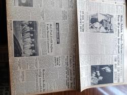 Yeni İstanbul Gazetesi - 21 Haziran 1956 -Mümtaz Soysal,İngiltere,Mavi ve Siyah yazısı- Fuat Köprülünün İstifası Dün Resmen Teyit Edildi - Hariciye Vekaleten Ethem Menderes Getirildi - Kıbrıs Hakkında İngiliz Planına İtiraz Ettik - İstanbul Valisi Fahreddin Kerim Gökay - İsrail'in Kadın Hariciye Vekili Moshe Sharett - Dumlupınar Denizaltısı Süvarisi Binbaşı Sabri Çelebioğlu 1 Yıl 8 Ay Hapis Yatacak - Eski Melek Ve Sümer - Afgan Kralı Zahir Şah'ın Celal Bayar'a Teşekkürü - Meclis Hasan Polatkan Sıtkı Yırcalı Ve Fatin Rüştü Zorlu'nun Divanı Ali'ye Sevkine Lüzum Görmedi - Doktor Fazıl Küçük'ün Nixon Ve Foster Dulles'a Gönderdiği Mesaj - Ordinaryüs Profesör Tevfik Sağlam Veda Dersini Unutamıyor - Su Balerinleri - Sovyetlerin Yeni Tutumu Karşısında Amerika - Tarhan Toker - Ankara Radyosu Programı - Berlin Film Festivali'ne Fransızlar Marina Vlady'nin Filmiyle Katılıyor - Ölüm Bu Bahçede Filmi - Fenerbahçe Galatasaray Gelecek Çarşamba Karşılaşıyor