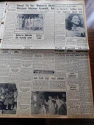 Yeni İstanbul Gazetesi - 20 Haziran 1956 - Hariciye Vekili Fuat Köprülü İstifa Etti - Milli Korunma Kanunu - Osman Bölükbaşı Çanakkale'de Tam 218 Dakika Konuştu - Kıbrıs'a İdari Muhtariyet Verilmesi İçin Hazırlıklar - Refik Halid Karay - Talebesini Öpen İmam - Sanat Kronikleri - Tanzimat Müzesi Tanzim Ediliyor - Mareşal Tito Dün Moskova'da İktisadi Mevzularda Anlaşmaya Varamadık - Ava Gardner'den Ayrıldıktan Sonra Frank Sinatra'nın Şöhreti Arttı - Büyük Atatürk Behçet Kemal'i Çağırtmıştı -  Erzurum Üniversitesi Proje Müsabakaları - Manisa'da Kiraz Bayramı Yapıldı - Sinemalar - Müzeler - Cumhuriyet Devrimizin İlk Hava Harp Şehidi Muzaffer Erdönmez - Latin Kupası Maçları Haftaya Başlıyor - Adana Milli Mensucat Takımı Almanya'da İki Galibiyet Kazandı - Real Madrid Mağlup Oldu - Beykoz İstanbulspor Maçı - Kopenhag Turnuvası
