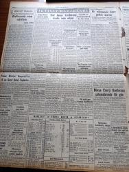 Yeni İstanbul Gazetesi - 20 Haziran 1956 - Hariciye Vekili Fuat Köprülü İstifa Etti - Milli Korunma Kanunu - Osman Bölükbaşı Çanakkale'de Tam 218 Dakika Konuştu - Kıbrıs'a İdari Muhtariyet Verilmesi İçin Hazırlıklar - Refik Halid Karay - Talebesini Öpen İmam - Sanat Kronikleri - Tanzimat Müzesi Tanzim Ediliyor - Mareşal Tito Dün Moskova'da İktisadi Mevzularda Anlaşmaya Varamadık - Ava Gardner'den Ayrıldıktan Sonra Frank Sinatra'nın Şöhreti Arttı - Büyük Atatürk Behçet Kemal'i Çağırtmıştı -  Erzurum Üniversitesi Proje Müsabakaları - Manisa'da Kiraz Bayramı Yapıldı - Sinemalar - Müzeler - Cumhuriyet Devrimizin İlk Hava Harp Şehidi Muzaffer Erdönmez - Latin Kupası Maçları Haftaya Başlıyor - Adana Milli Mensucat Takımı Almanya'da İki Galibiyet Kazandı - Real Madrid Mağlup Oldu - Beykoz İstanbulspor Maçı - Kopenhag Turnuvası