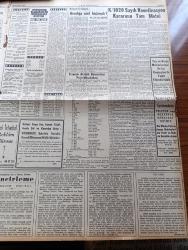 Yeni İstanbul Gazetesi - 20 Haziran 1956 - Hariciye Vekili Fuat Köprülü İstifa Etti - Milli Korunma Kanunu - Osman Bölükbaşı Çanakkale'de Tam 218 Dakika Konuştu - Kıbrıs'a İdari Muhtariyet Verilmesi İçin Hazırlıklar - Refik Halid Karay - Talebesini Öpen İmam - Sanat Kronikleri - Tanzimat Müzesi Tanzim Ediliyor - Mareşal Tito Dün Moskova'da İktisadi Mevzularda Anlaşmaya Varamadık - Ava Gardner'den Ayrıldıktan Sonra Frank Sinatra'nın Şöhreti Arttı - Büyük Atatürk Behçet Kemal'i Çağırtmıştı -  Erzurum Üniversitesi Proje Müsabakaları - Manisa'da Kiraz Bayramı Yapıldı - Sinemalar - Müzeler - Cumhuriyet Devrimizin İlk Hava Harp Şehidi Muzaffer Erdönmez - Latin Kupası Maçları Haftaya Başlıyor - Adana Milli Mensucat Takımı Almanya'da İki Galibiyet Kazandı - Real Madrid Mağlup Oldu - Beykoz İstanbulspor Maçı - Kopenhag Turnuvası