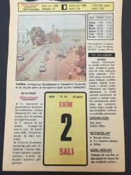 1 EKİM 1979 -TAKVİM YAPRAĞI-DOĞUM GÜNÜ HEDİYESİ-HÜRRİYET TAKVİMİ,ÇOCUĞA İSİM,TARİH SOHBETİ SALTANAT,REFET BELENİN ÖLÜMÜ,NEDİMİN ÖLÜMÜ,BYPAZARINDA GEREDE YENİÇAĞDA ÇANKIRI YAPRAKLIDA PANAYIR