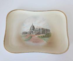 Antika LİMOGES T&V The Capitol Porselen Tabak Dikdörtgen