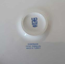 Eski 1970 Türk İşçi Sendikaları Konfederasyonu  Sümerbank Yıldız Porselen Tabak