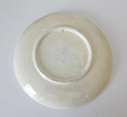 Antika El Boyama Kütahya Seramik Arapça Yazılı Tabak