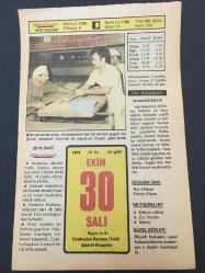 30 EKİM 1979 -TAKVİM YAPRAĞI-DOĞUM GÜNÜ HEDİYESİ-HÜRRİYET TAKVİMİ,ÇOCUĞA İSİM,TARİH SOHBETİ YAVUZ SELİM,KARSIN KURTULUŞ GÜNÜ,KARSTA KÜRKUT ATA KÜLTÜR ŞENLİKLERİ ŞENKAYADA PANAYIR,BOĞAZİÇİ KÖPRÜSÜNÜN AÇILIŞI 1973,MONDROS ANTLAŞMASI 1918