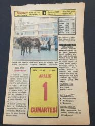 1 ARALIK 1979 -TAKVİM YAPRAĞI-DOĞUM GÜNÜ HEDİYESİ-HÜRRİYET TAKVİMİ,ÇOCUĞA İSİM,BU AYDA ÇİÇEKLER,SÜLEYMAN ERGÜNERİN ÖLÜMÜ,1953,TÜRK ASKERİNİN KOREDE KUNİRİ ZAFERİ 1950,FAİK ÜSTÜNİDMANIN ÖLÜMÜ 1942