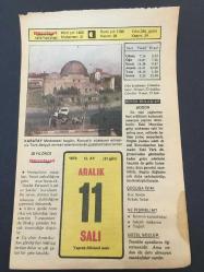 11 ARALIK 1979 -TAKVİM YAPRAĞI-DOĞUM GÜNÜ HEDİYESİ-HÜRRİYET TAKVİMİ,ÇOCUĞA İSİM,GÖRGÜ KURALLARI EVLİLİKTE,NİHAL ATSIZIN ÖLÜMÜ,1975,MGK NIN KURULUŞU,1962,SEDAT SİMAVİNİN ÖLÜMÜ 1953,ORG MUSTAFA MUĞLALININ ÖLÜMÜ 1953