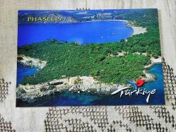 K0011-PHASELİS-ANTALYA-TÜRKİYE KARTPOSTAL