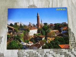 K0017-ANTALYA-TÜRKİYE***YİVLİ MİNARE***KARTPOSTAL