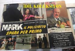 MARK - İÇİMİDEKİ TEHLİKE, İtalyanca ORİJİNAL SİNEMA, Film AFİŞİ, (MARK IL POLIZIOTTO SPARA PER PRIMO) 1975, FİLM AFİŞİ / POSTERİ - BÜYÜK BOY - ORİJİNAL - 67 X 48 cm EBADINDA - Original Turkish Big Size Movie Poster - Teodoro Corrà, Stelvio Massi, Dardano Sacchetti, Franco Gasparri, Lee J. Cobb, Nino Benvenuti, Ely Galleani, Spyros Fokas, Andrea Aureli, Ida Meda, Massimo Girotti, Roberto Caporali, Guido Celano, Francesco D'Adda, Tom Felleghy