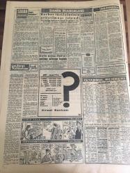 YENİ SABAH GAZETESİ  3 MART 1958 YIL :20 SAYI :6824--Körfez kan ağlıyor --Bulunan cesetlerin  sayısı 193 e  çıktı  .100 kadar kayıp  ihbarı  var ---Üsküdar 'ın  yeri  dün  tespit edildi --Körfez halkı  Denizcilik  Bankasından  şikayetçi---Fenerbahçe  , Beşiktaş 'ı  dün farklı yendi --Sarıyer  'i  yenen K. Gümrük  Şampiyonluğa Yaklaştı --Galatasaray  ,güzel  bir oyunla  Altay 'ı 3-0  mağlup etti --B. Spor :1 Vefa :0--İzmit  Faciasından  son fotoğraflar  :Bütün yurt  mateme  boğuldu --Gölcükte  sinemaya  giden  üç  kız kardeşten  ikisi  boğuldu --Giyim  eşyası fiyatları yeniden  artmaya başladı --Piyasaya beyaz  peynir  gelmiyor --İ.Spor  Adana da  yine galip  :5-0--