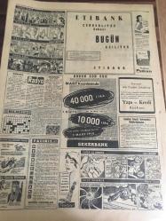 YENİ SABAH GAZETESİ  3 MART 1958 YIL :20 SAYI :6824--Körfez kan ağlıyor --Bulunan cesetlerin  sayısı 193 e  çıktı  .100 kadar kayıp  ihbarı  var ---Üsküdar 'ın  yeri  dün  tespit edildi --Körfez halkı  Denizcilik  Bankasından  şikayetçi---Fenerbahçe  , Beşiktaş 'ı  dün farklı yendi --Sarıyer  'i  yenen K. Gümrük  Şampiyonluğa Yaklaştı --Galatasaray  ,güzel  bir oyunla  Altay 'ı 3-0  mağlup etti --B. Spor :1 Vefa :0--İzmit  Faciasından  son fotoğraflar  :Bütün yurt  mateme  boğuldu --Gölcükte  sinemaya  giden  üç  kız kardeşten  ikisi  boğuldu --Giyim  eşyası fiyatları yeniden  artmaya başladı --Piyasaya beyaz  peynir  gelmiyor --İ.Spor  Adana da  yine galip  :5-0--