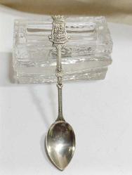 Antika - K70----ESKİ MİNELİ SELSEY HATIRA ÇAY KAŞIĞI - kitantik - kitaLog