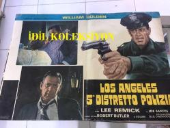 Los Angeles Cinayeti, İtalyanca ORİJİNAL SİNEMA, Film AFİŞİ, (LOS ANGELES 5 DISTRETTO POLIZIA - The Blue Knight) 1973, FİLM AFİŞİ / POSTERİ - BÜYÜK BOY - ORİJİNAL - 65 X 45 cm EBADINDA - Original Turkish Big Size Movie Poster - Robert Butler,  Joseph Wambaugh, E. Jack Neuman, William Holden, Lee Remick, Joe Santos, Sam Elliott, Eileen Brennan, Vic Tayback, Anne Archer, Lucille Benson, Ja'net DuBois, 	Mario Roccuzzo, Jamie Farr, David Moody, Gloria LeRoy, Richard Collier, Kenneth Wolger, George DiCenzo, Raymond Guth, Emile Meyer, Ernest Esparza III, John Quade, Janit Baldwin, Arell Blanton