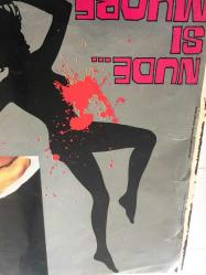 ÇIPLAK ÖLDÜLER, İtalyanca ORİJİNAL SİNEMA, Film AFİŞİ, (NUDE... SI MUORE) 1973, FİLM AFİŞİ / POSTERİ - BÜYÜK BOY - ORİJİNAL - 65 X 45 cm EBADINDA - Original Turkish Big Size Movie Poster - Antonio Margherit, Giovanni Simonelli, Antonio Margheriti, Franco Bottari, Mark Damon, Eleonora Brown, Sally Smith, Patrizia Valturri, Michael Rennie, Betty Low, 	Luciano Pigozzi, Franco De Rosa, Vivian Stapleton, Ester Masing, Aldo De Carellis, Giovanni Di Benedetto, 	Valentino Macchi