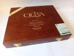 OLIVA SERIE MELANIO / REPUBLICA NIKARAGUA - ESKİ AHŞAP SİGARA KUTUSU...