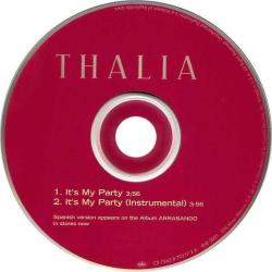 THALIA - IT'S MY PARTY MAXI SINGLE 2001 CD
