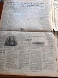 Yeni İstanbul Gazetesi - 12 Ekim 1952 - Birleşmiş Milletler Assamblesi Salı Günü Toplanıyor - Yedek Subayların Terhisi Durduruldu - CHP Genel İdare Kurulu Bir Beyanname Yayınladı - Urfa'da Veba Hastalığı Yok - İsmet İnönü - İran'da Bir Grev - Beşiktaş Kasımpaşa'yı 3 2 Yendi - Demokrat Parti'nin Tebliği - Denizlerin Efesi Gazi Umur Paşa Yazan Tevfik İnci Yazı Dizisi - Yargıçları Nasıl Yetiştirmeliyiz Yazan İmran Öktem - Paşabahçe Vapurunun Seyir Tecrübesi - Binbir Gece Masalları Güzel Hasan Çeviren Reşad Nuri Darago Yazı Dizisi - Pazar Saatleri Yazan Bedii Faik - Başbakan Adnan Menderes'in Londra'ya Seyahatinin Akisleri - Torbalı Tire Otorayının Büyük Kısmı Tuzla Buz Oldu - Öldüresiye Spor Cotch Güreşleri - Meşhur Terzi Jacques Heim Yeni Modellerini Anlatıyor -  Palamuttan On Çeşit Yemek - Fotoğraflarla Dünya Haberleri - Grönland'da Bir Tetkik Seyahati - Marguerite Higgins'in Mektupları - Zündap Dikiş Nakış Makineleri - Volvo Traktör - Çapamarka - Dermojen - Pilli Luxor Radyo