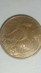 BREZİLYA 2009  25 CENTAVOS