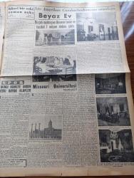 Yeni İstanbul Gazetesi - 8 Kasım 1952 - NATO Deniz Kuvvetlerinin Akdeniz Harekâtı - Kore'de Cumhuriyet Bayramı'nın Kutlanışı - Sovyet Rusya Kore Mevzuunda Sulh Taarruzuna Hazırlanıyor - Milli Eğitim Bakanı Tevfik İleri İstifa Etmiş Değil - Vatan Haini Abdullah Zorlu Cezasını Buldu - UNESCO'da Yeni Tayinler - General Ridgway Dün Paris'e Hareket Etti - Büyük Kardeşim Atatürk Anlatan Makbule Atadan Yazı Dizisi - Şehir Tiyatrosu Müdürlüğüne Fazıl Ahmet Aykaç Tayin Edilmiş - Denizlerin Efesi Gazi Umur Paşa Yazan Tevfik İnci Yazı Dizisi - Yeni İstanbul Ping Pong Takımının Karşılaşması - Kraliçe İkinci Elizabeth ve Kardeşi Prenses Margaret Fotoğrafı - Körler Okuluna Yapılan Yardım - Eisenhower'i Amerika'nın Kadınları Mı Seçti - 1001 Gece Masalları Ali Baba ile Kırk Haramiler Çeviren Reşad Nuri Darago Yazı Dizisi - İzmir'de Şarapçılık Mevzuunda Bir Toplantı - Güzel Bir Eski Zaman Aşkı Yazan William Saroyan Yazı Dizisi - İşte Amerikan Cumhurbaşkanının Oturduğu Beyaz Ev - Trelleborg Lastikleri