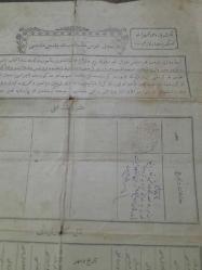 OSMANLI NÜFUS YADA ASKERLİK  Cüzdanı [Kafa Kağıdı], 1217  Tarihli 1800 LÜ YILLAR  [HALİYLE]