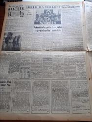 Yeni İstanbul Gazetesi - 11 Kasım 1952 - Atatürk'ün Ölüm Yıldönümünde Matemimizi Milletçe Yaşadık - Birleşmiş Milletler'de Vişinski'nin İthamları - Mareşal Tito'nun İngiltere Seyahati - Kore'de Atom Bombası Bile Kullanılmalıdır - İsrail Alman Anlaşmasında Araplar Ağır Basıyor - Faruk Nafiz Çamlıbel'in Atatürk'ün Hatırası İçin Yazdığı Büyük Yolcu Siiri- Büyük Kardeşim Atatürk Anlatan Makbule Atadan Yazı Dizisi - Denizlerin Efesi Gazi Umur Paşa Yazan Tevfik İnci Yazı Dizisi - Atatürk Dün Yurdun Her Yerinde Anıldı - Atom Enerjisi İle İşleyecek Tesisler - Japonya Artık Silahlanabilir - İran Şahlarından Mehmet Ali - Hikaye Baban Görmesin Yazan Mehmed Davaz - Radyolar - Krem Pertev