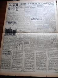 Yeni İstanbul Gazetesi - 13 Kasım 1952 - Seferihisar Çıkarmasında Başarı Elde Edildi - Eisenhower Truman Mülakatı 18 Kasım'da - Tanrı Uludur - Birleşmiş Milletler'e Genel Sekreter Aranıyor - Adana Erkek Lisesi Edebiyat Öğretmeni Şevket Kutkan'ın Atatürk'e Şiiri - Hüseyin Rahmi Gürpınar Ve Romanları - Kore'de Kanlı Çarpışmalar - Avrupa Ödeme Birliğinden Türkiye'ye 20 Milyon Dolarlık Kredi - Büyük Kardeşim Atatürk Anlatan Makbule Atadan Yazı Dizisi - Denizlerin Efesi Gazi Umur Paşa Yazan Tevfik İnci Yazı Dizisi - Stalin'in Yerini Kim Alabilir - Rita Hayworth'a Ödenecek Nafaka - İsrail Tazminatına Birleşmiş Milletler'de De İtiraz Ediliyor - Kerim Ömer Çağlar - Dişi Hamlet Elektra - Uçan Daireler Ve Halk Psikolojisi - Demag Cereskalleri - Trelleborg Lastikleri - Zündapp Motosikletleri - Çapamarka