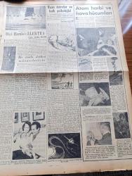 Yeni İstanbul Gazetesi - 13 Kasım 1952 - Seferihisar Çıkarmasında Başarı Elde Edildi - Eisenhower Truman Mülakatı 18 Kasım'da - Tanrı Uludur - Birleşmiş Milletler'e Genel Sekreter Aranıyor - Adana Erkek Lisesi Edebiyat Öğretmeni Şevket Kutkan'ın Atatürk'e Şiiri - Hüseyin Rahmi Gürpınar Ve Romanları - Kore'de Kanlı Çarpışmalar - Avrupa Ödeme Birliğinden Türkiye'ye 20 Milyon Dolarlık Kredi - Büyük Kardeşim Atatürk Anlatan Makbule Atadan Yazı Dizisi - Denizlerin Efesi Gazi Umur Paşa Yazan Tevfik İnci Yazı Dizisi - Stalin'in Yerini Kim Alabilir - Rita Hayworth'a Ödenecek Nafaka - İsrail Tazminatına Birleşmiş Milletler'de De İtiraz Ediliyor - Kerim Ömer Çağlar - Dişi Hamlet Elektra - Uçan Daireler Ve Halk Psikolojisi - Demag Cereskalleri - Trelleborg Lastikleri - Zündapp Motosikletleri - Çapamarka