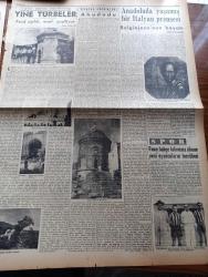 Yeni İstanbul Gazetesi - 14 Kasım 1952 - Seferihisar'ın Doğanbeyli Koyundaki Müttefik Manevraları Sona Erdi - Alman İsrail Anlaşmasına Karşılık Araplar Alman Mallarını Boykota Başladı - Birleşmiş Milletler'de Şüpheli Bir İntihar - Yunanistan Seçimi - İstinaf Mahkemelerinin Kurulması Kabul Edildi - Cumhurbaşkanı Celal Bayar'ın Tetkikleri - Güney Avrupa Müttefik Kuvvetleri Başkomutanı Amiral Carney - Büyük Kardeşim Atatürk Anlatan Makbule Atadan Yazı Dizisi - Denizlerin Efesi Gazi Umur Paşa Yazan Tevfik İnci Yazı Dizisi - Pakistan Kültür Heyeti Geldi - Uçan Daire Yapan Adam Rudolf Schriever - Marguerite Higgins'in Mektupları - Hikaye Baban Görmesin Yazan Mehmed Davaz Yazı Dizisi - Konya Şeker Fabrikası Hazırlıkları - Tarihi Sanat Eserlerimiz Yine Türbeler - Anadolu'da Yaşamış Bir İtalyan Prensesi Belgiojoso'nun Hayatı - Fenerbahçe Takımına Alınan Yeni Oyuncuların Tecrübesi - Macar Futbolcu Stefan Szobel