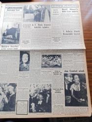 Yeni İstanbul Gazetesi - 11 Mayıs 1955 -  Fransız Futbolunu Altüet Eden Karar - Jawa Motosikletleri -Papagos'un Kıbrıs'a Dair Yeni Hezeyanları - Demokrat Parti Grubunun Dün Belediye Seçiminin Tehirine Karar Verdi - Irak Kralı Faysal 15 Haziran'da Geliyor - Mustafa Nermi - Orgeneral Nureddin Baransel'in Yüksek Askeri Şura'ya Nakledileceği Şayiaları Kuvvetlendi - Başvekil Adnan Menderes Ankara'ya Gitti - Ankara'da Bir Kadın İki Başlı Çocuk Doğurdu - Çiçek Bayramında Enformasyon Bürosu - Batılıların Sovyetlere Verdiği Notanın Metni - Ankara Yeni Kolej Talebelerinin Spor Gösterisi - Joan Crawford Evlendi - Pakistan Afganistan Anlaşmazlığı - Ankara Radyosu - Hüseyin Avni Şanda - Saadet Bekçisi Yazan Zeliha Harun - Kıbrıs Kara Bulutlar Altında Yazan Fikret Adil - İstanbul Kütüphaneleri Sahaflar Çarşısı - Ramses'e Ait Heykel Köprüden Geçiriliyor - Fenerbahçe Basketbol Takımı Kaptanı Muhtar Sencer - Victor Hugo'nun Misali