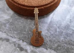 ELEKTRO GİTAR ROZETİ - MADALYA ( BRONZ ) C66