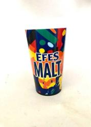 Efes malt ışıklı plastik bira bardağı