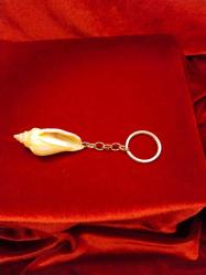 ANAHTARLIK DOĞAL DENİZ KABUĞU CUNDA ADASINA AİT  ANAHTARLIK 824