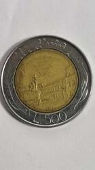 İTALYA 1985 500 LİRE