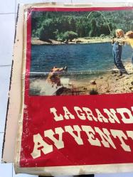 Vahşi aile, İtalyanca ORİJİNAL SİNEMA, Film AFİŞİ, (LA GRANDE AVVENTURA - The Adventures of the Wilderness Family) 1975, FİLM AFİŞİ / POSTERİ - BÜYÜK BOY - ORİJİNAL - 66 X 47 cm EBADINDA - Original Turkish Big Size Movie Poster - Stewart Raffill, Arthur R. Dubs, Robert Logan, Susan Damante, Hollye Holmes, Ham Larsen, George 'Buck' Flower, 	William Cornford, John F. Goff,  Herbert F. Nelson, KILIÇ FİLM