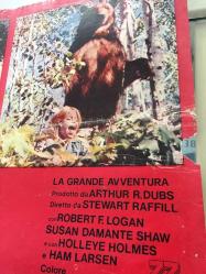 Vahşi aile, İtalyanca ORİJİNAL SİNEMA, Film AFİŞİ, (LA GRANDE AVVENTURA - The Adventures of the Wilderness Family) 1975, FİLM AFİŞİ / POSTERİ - BÜYÜK BOY - ORİJİNAL - 66 X 47 cm EBADINDA - Original Turkish Big Size Movie Poster - Stewart Raffill, Arthur R. Dubs, Robert Logan, Susan Damante, Hollye Holmes, Ham Larsen, George 'Buck' Flower, 	William Cornford, John F. Goff,  Herbert F. Nelson, KILIÇ FİLM