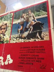 Vahşi aile, İtalyanca ORİJİNAL SİNEMA, Film AFİŞİ, (LA GRANDE AVVENTURA - The Adventures of the Wilderness Family) 1975, FİLM AFİŞİ / POSTERİ - BÜYÜK BOY - ORİJİNAL - 66 X 47 cm EBADINDA - Original Turkish Big Size Movie Poster - Stewart Raffill, Arthur R. Dubs, Robert Logan, Susan Damante, Hollye Holmes, Ham Larsen, George 'Buck' Flower, 	William Cornford, John F. Goff,  Herbert F. Nelson, KILIÇ FİLM