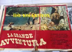 Vahşi aile, İtalyanca ORİJİNAL SİNEMA, Film AFİŞİ, (LA GRANDE AVVENTURA - The Adventures of the Wilderness Family) 1975, FİLM AFİŞİ / POSTERİ - BÜYÜK BOY - ORİJİNAL - 66 X 47 cm EBADINDA - Original Turkish Big Size Movie Poster - Stewart Raffill, Arthur R. Dubs, Robert Logan, Susan Damante, Hollye Holmes, Ham Larsen, George 'Buck' Flower, 	William Cornford, John F. Goff,  Herbert F. Nelson, KILIÇ FİLM